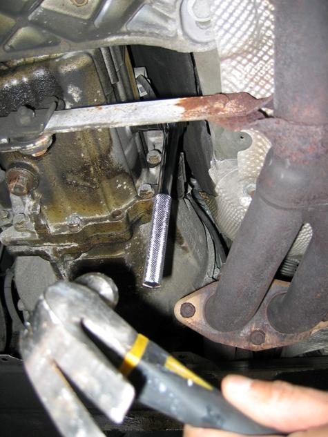 BMW Transmission Nut Opening